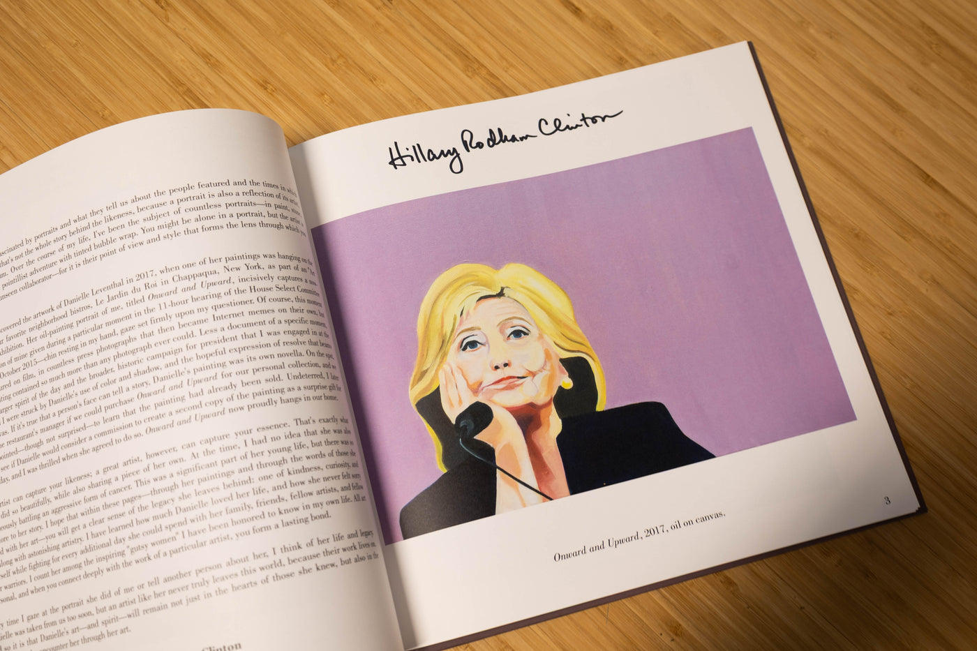Dream Weaver Art Book Signed by Hillary Clinton